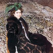 Alexander Yakovlevich GOLOVIN Actress of E.A oil painting reproduction